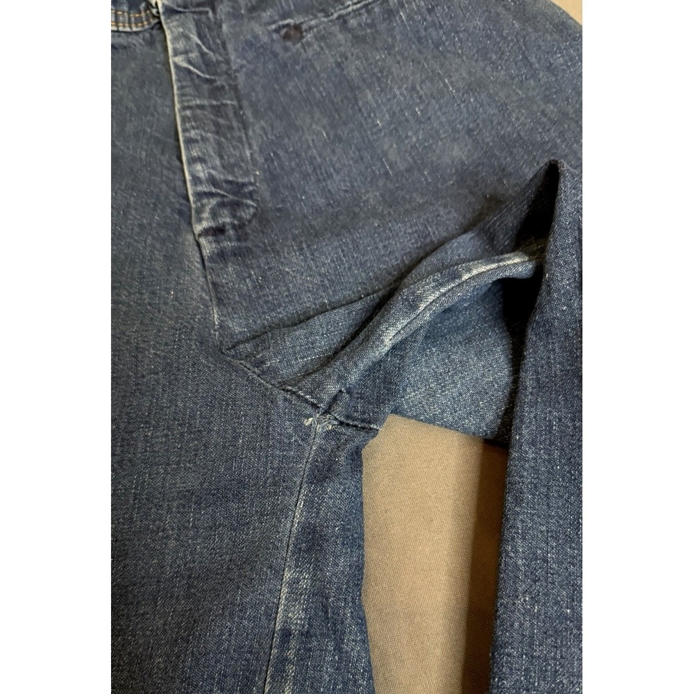 VTG 70s Levi's‎ Flared Jeans Womens 24 Back Buckle Talon Bell Bottom High Rise - Picture 9 of 16
